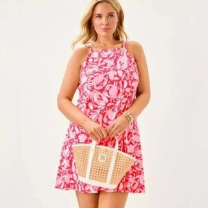 *NWT* Lilly Pulitzer Kyleigh Dress Cane Coral Crab Collab